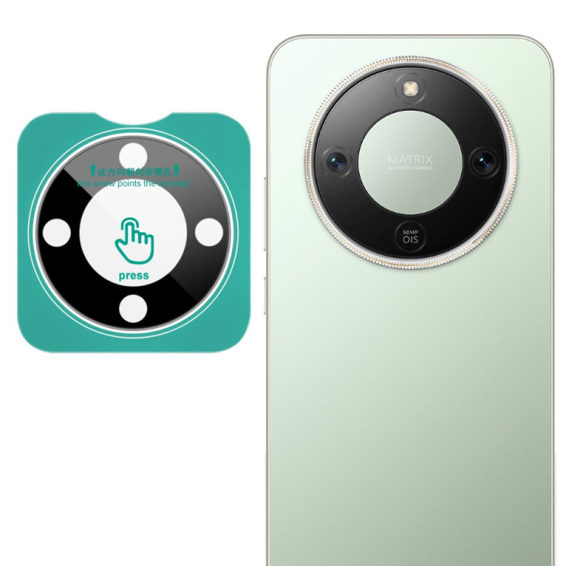 Lentille de Protection en Verre Trempé avec Cadre de Positionnement pour Honor Magic 8 Lite / X9d