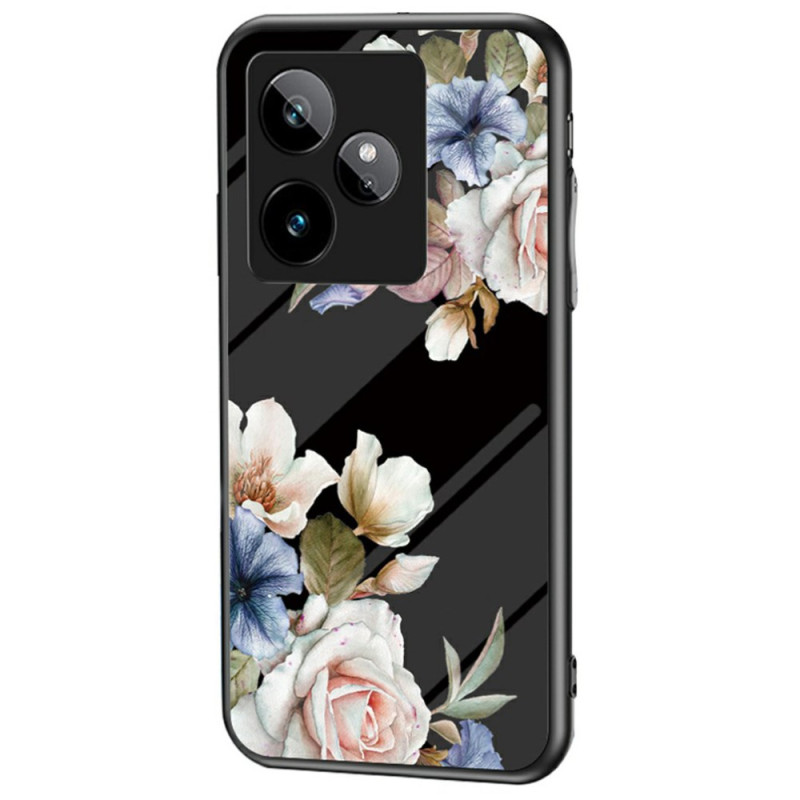 Coque Realme GT 7 Verre Trempé Motif Floral