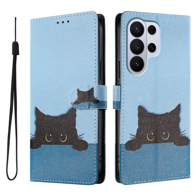 Housse Samsung Galaxy S26 Ultra Chaton Noir