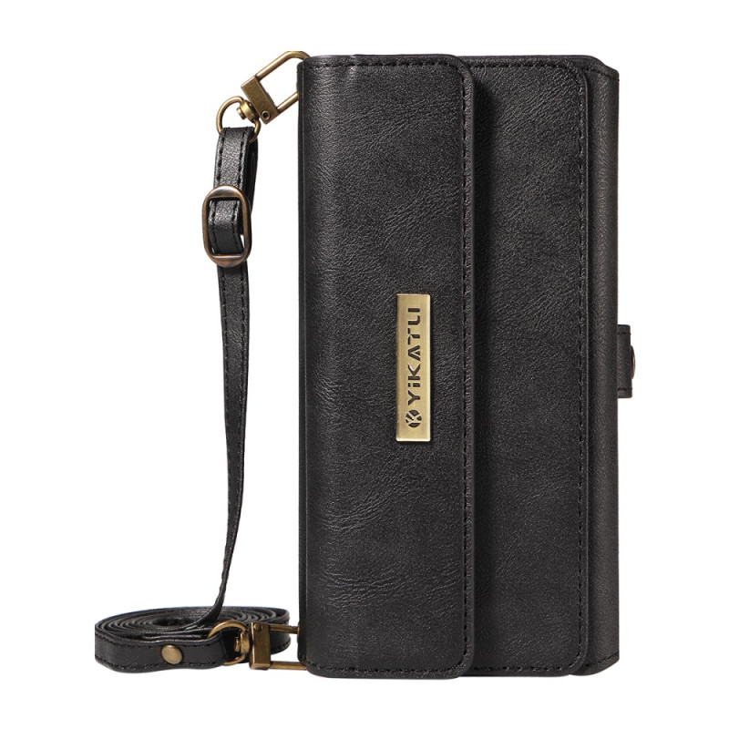 Housse Samsung Galaxy S26 Ultra Portefeuille Vintage avec Bandoulière