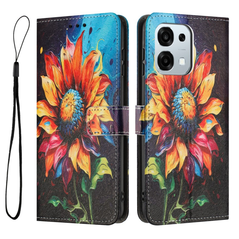 Housse Oppo A6 Pro 5G Motif Tournesol