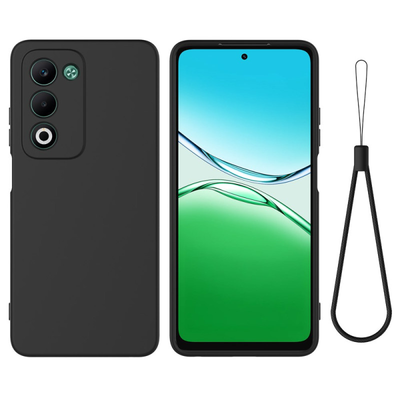 Coque Oppo A5 5G / 4G Silicone Liquide à Lanière