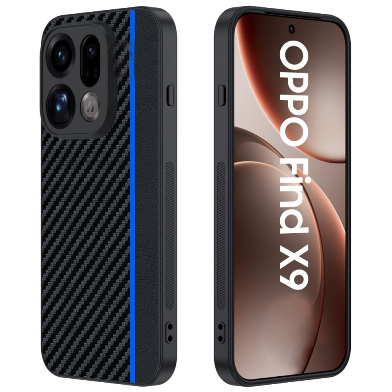 Coque Oppo Find X9 5G Texture Fibre de Carbone