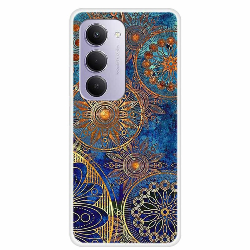 Coque Xiaomi Redmi 15 4G Fleurs Dorées