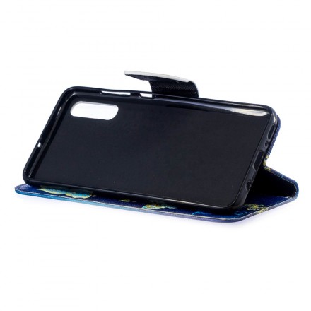 Housse Samsung Galaxy A70 Papillons Dorés Housse Samsung Galaxy A70 Papillons Dorés