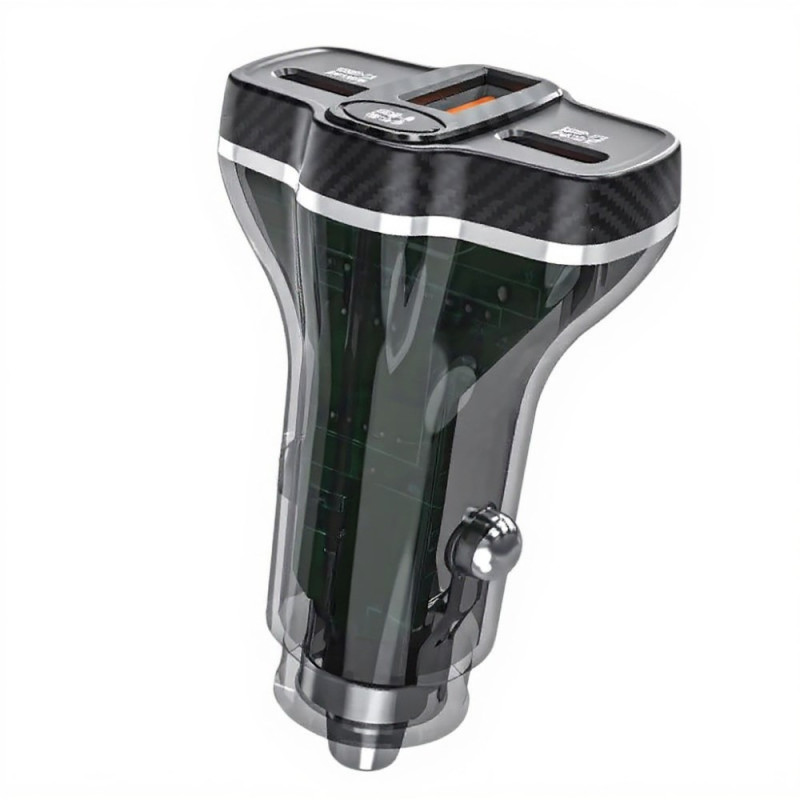 Chargeur Voiture 78W 3 Ports PD 30W / QC3.0 DUDAO