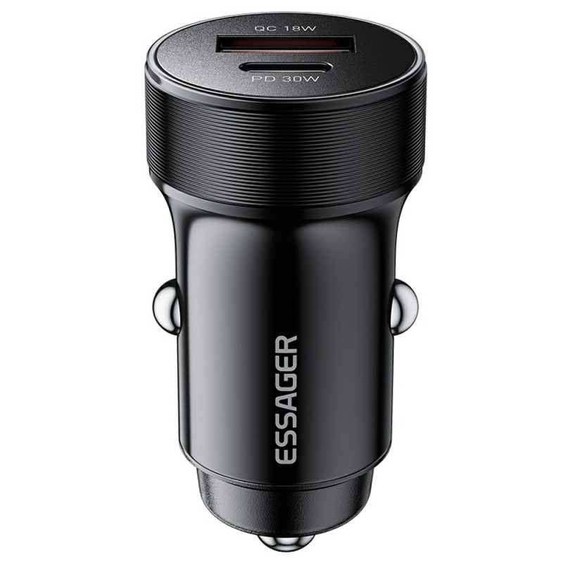 Chargeur Voiture 30W PD Double Port USB-A/C ESSAGER