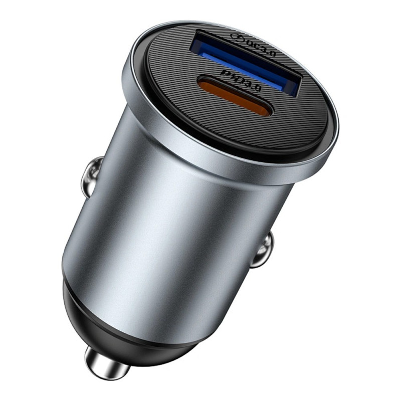 Chargeur Voiture 35W PPS Dual Port USB-C/USB WIWU