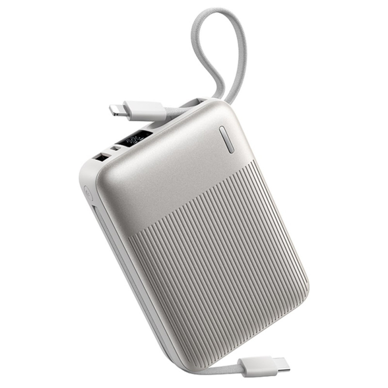 Batterie Externe 20000mAh 22.5W avec Câbles Intégrés REMAX