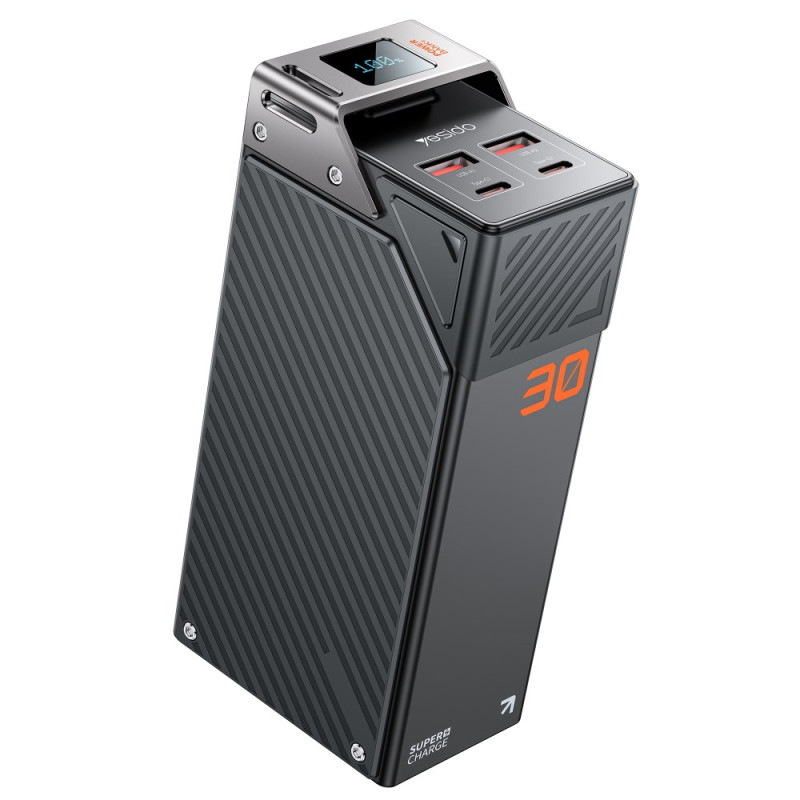 Batterie Externe 30000mAh Quadri-Port Digital YESIDO
