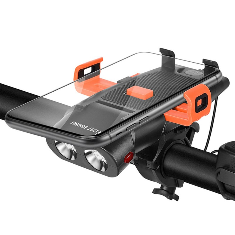 Support Téléphone Vélo avec Éclairage LED WEST BIKING