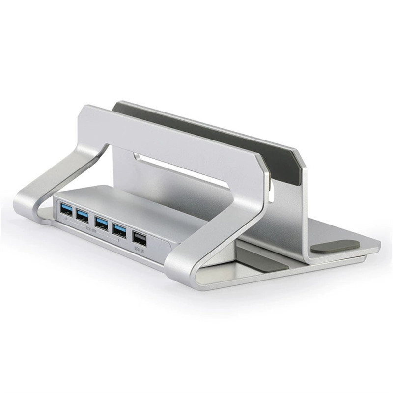Organisateur de Bureau Vertical pour PC Portable et Hub USB