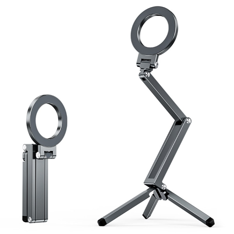 Support Téléphone Magnétique Pliable Multifonction pour Streaming