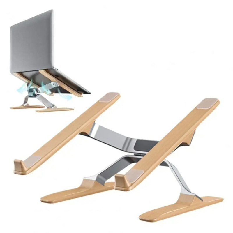 Support Réglable pour Ordinateurs Portables 14-16 Pouces avec Refroidissement Optimisé