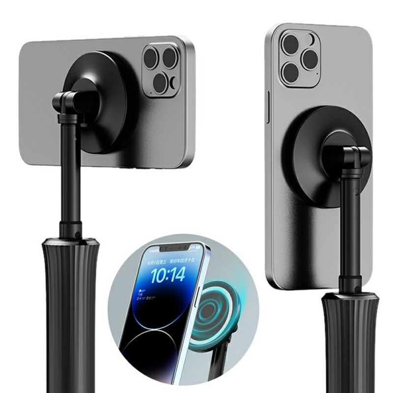 Support Magnétique de Voyage avec Trépied Rotation 360° pour Téléphone
