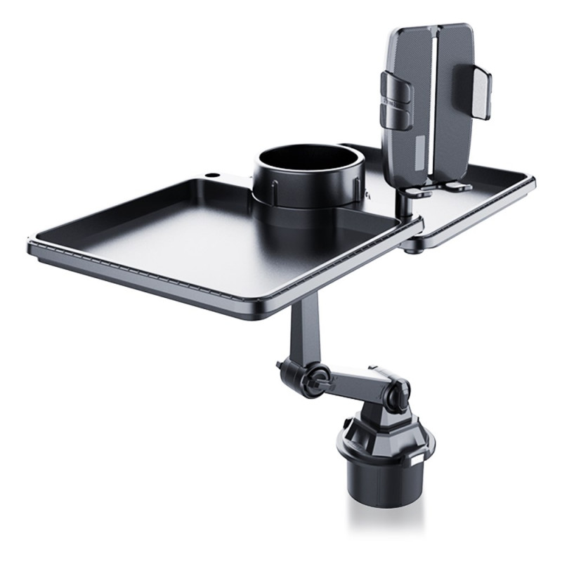 Support de Téléphone Universel pour Porte-Gobelet de Voiture avec Double Plateau