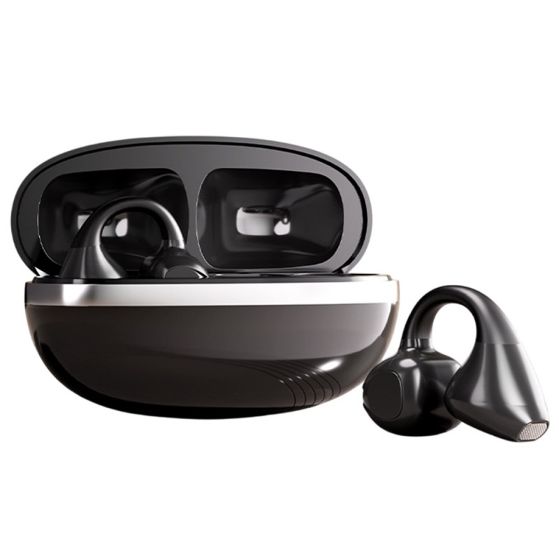 Écouteurs Sans Fil à Clip Auriculaire Bluetooth Stéréo IPX4 Résistants à la Sueur pour le Sport
