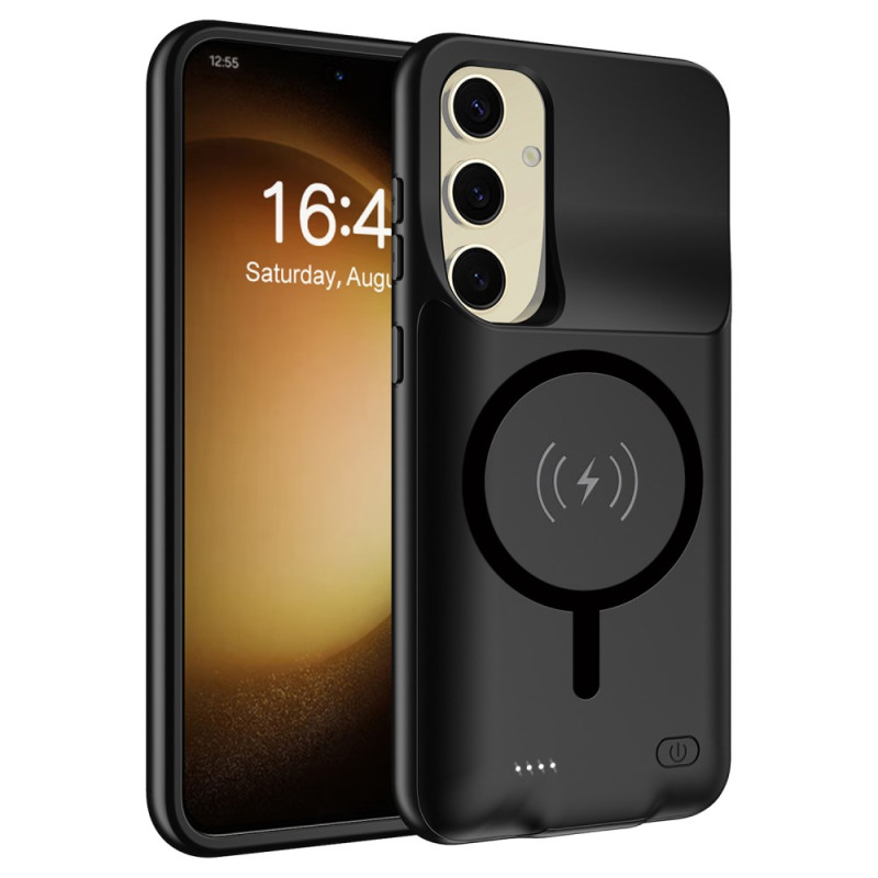 Coque Batterie 10000mAh Samsung Galaxy S25 Plus Chargeur Externe avec Fixation Magnétique
