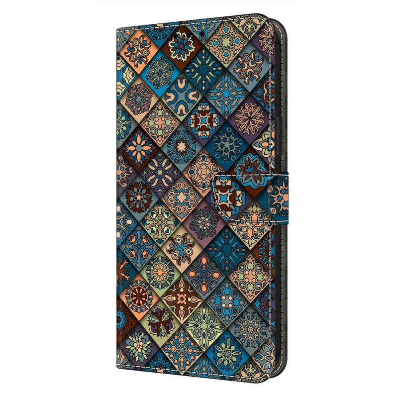 Housse Samsung Galaxy S26 Plus Motif Floral Bleu