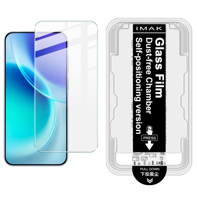 Protection en Verre Trempé pour Écran Vivo X300 Cadre d'Installation (compatible déverrouillage par empreinte)