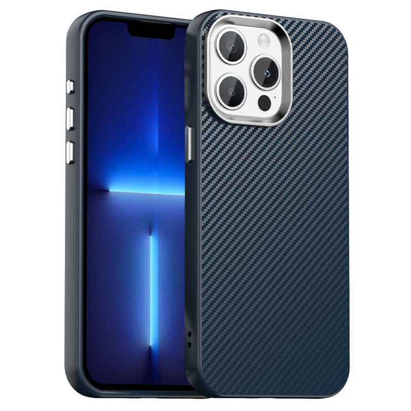 Coque iPhone 13 Pro Hybride Texture Fibre de Carbone