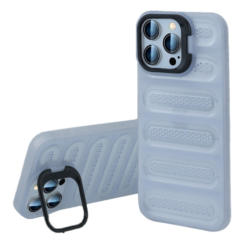 Coque iPhone 13 Pro Support Intégré et Dissipation de Chaleur Translucide