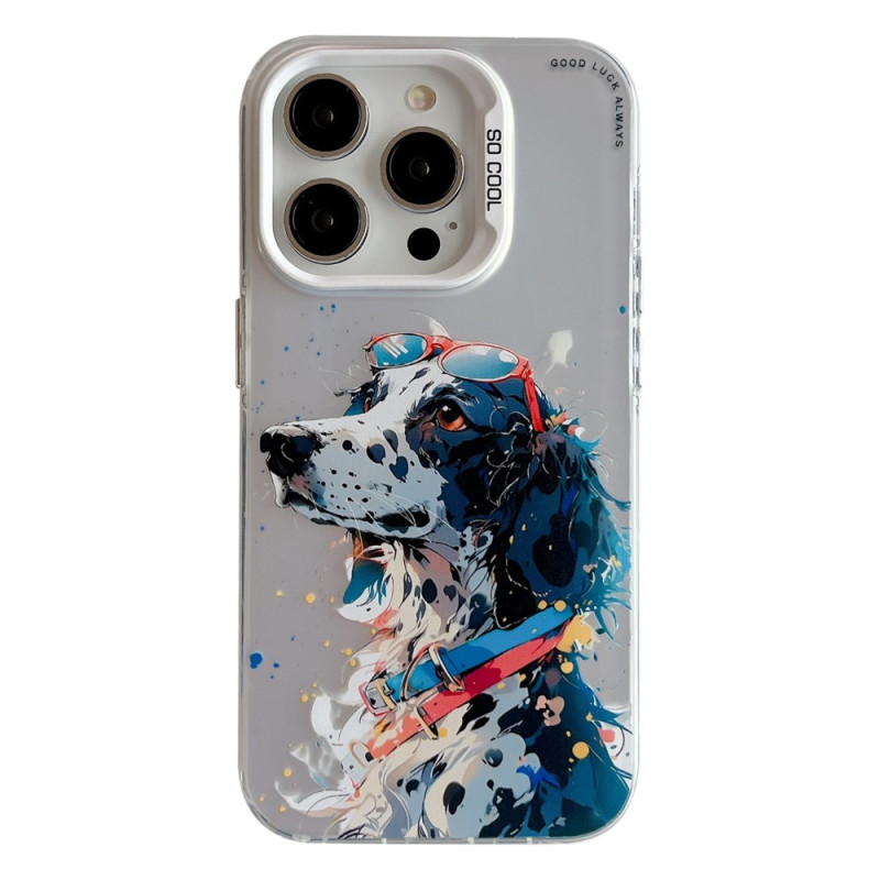 Coque iPhone 13 Pro Chien Tacheté Graffiti Animal