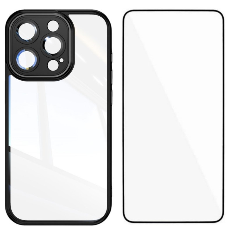 Coque iPhone 13 Pro Max Silicone avec Film en Verre Trempé
