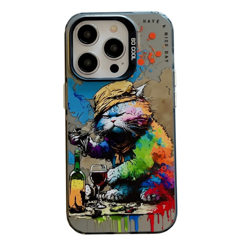 Coque iPhone 13 Pro Max Chat Graffiti