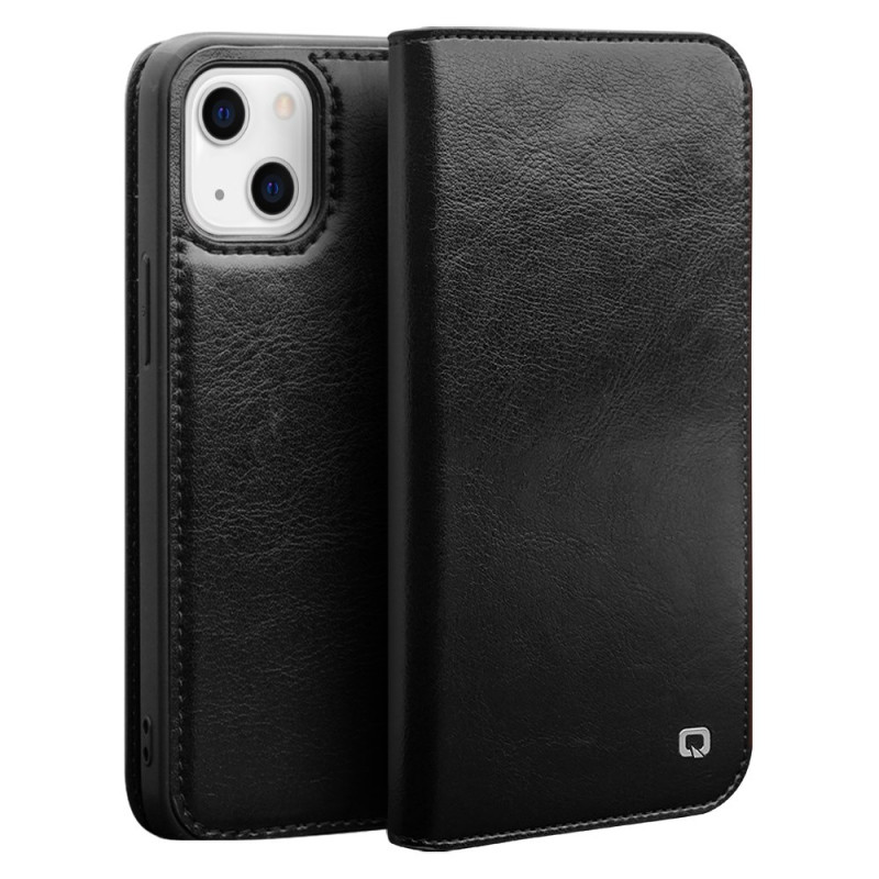 Flip Cover iPhone 13 Mini Cuir Véritable