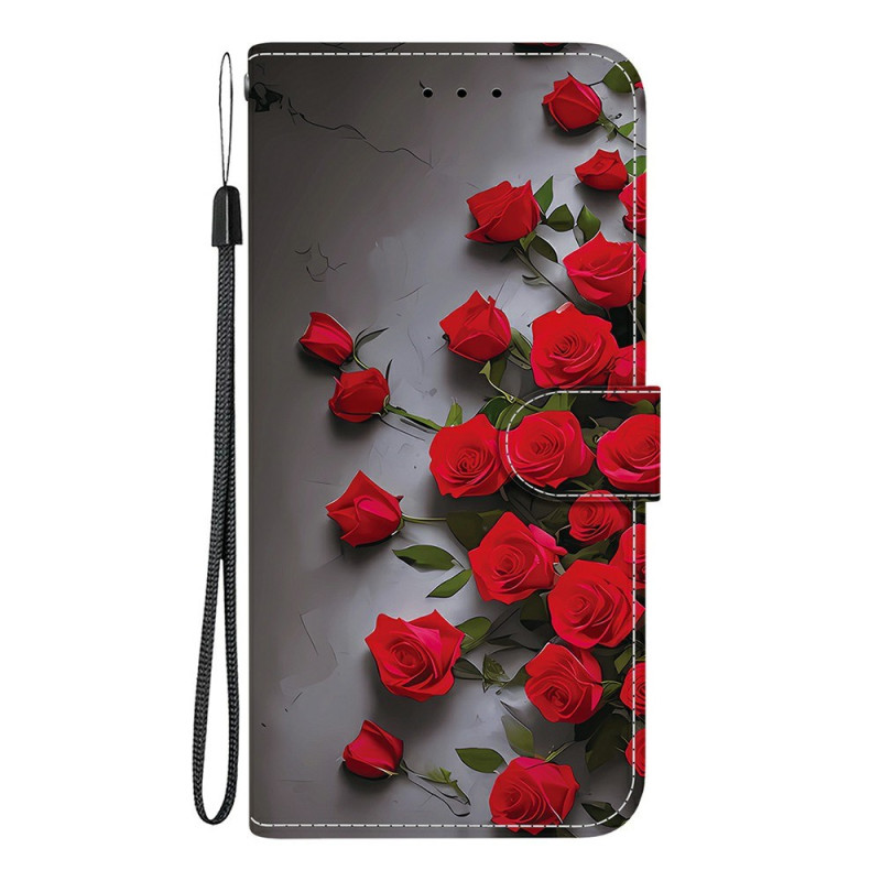 Housse Xiaomi Redmi Note 15 5G Roses Rouges