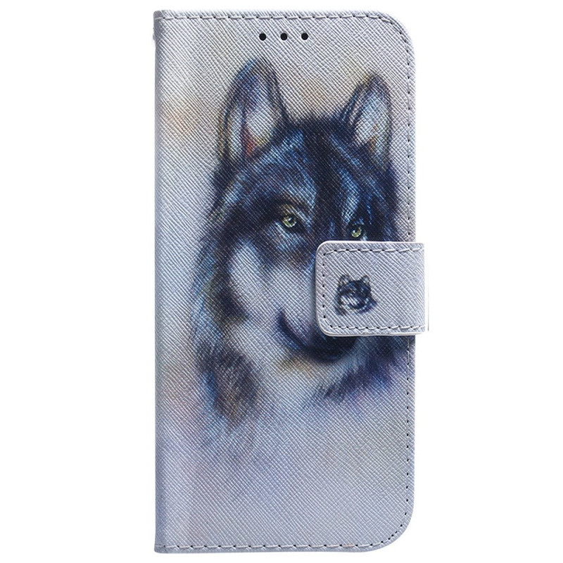 Housse Xiaomi Redmi Note 15 5G Loup Aquarelle