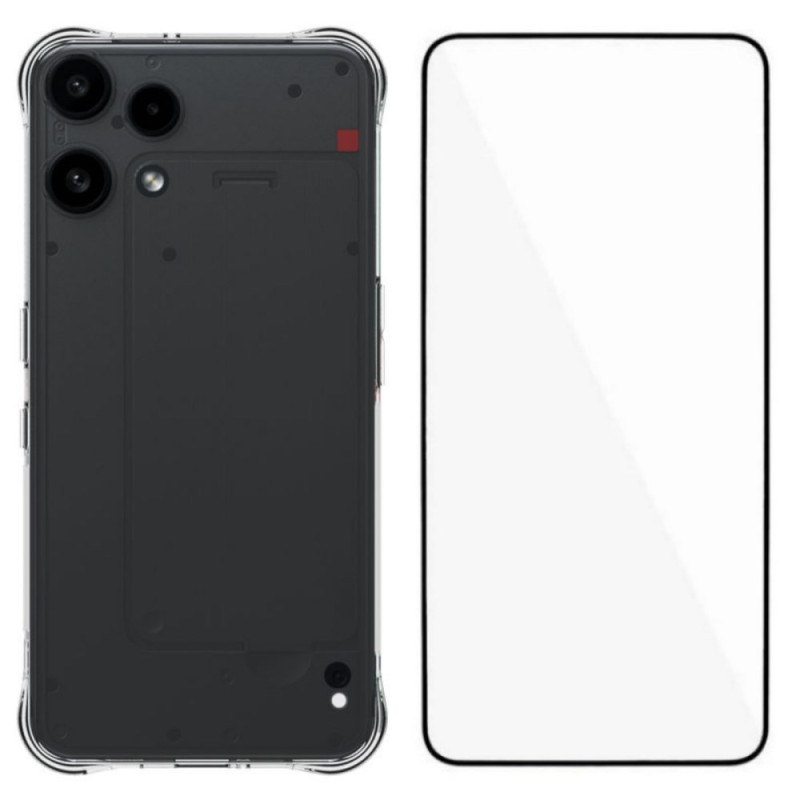 Coque Nothing Phone (3a) Lite Transparente avec Protecteur Écran