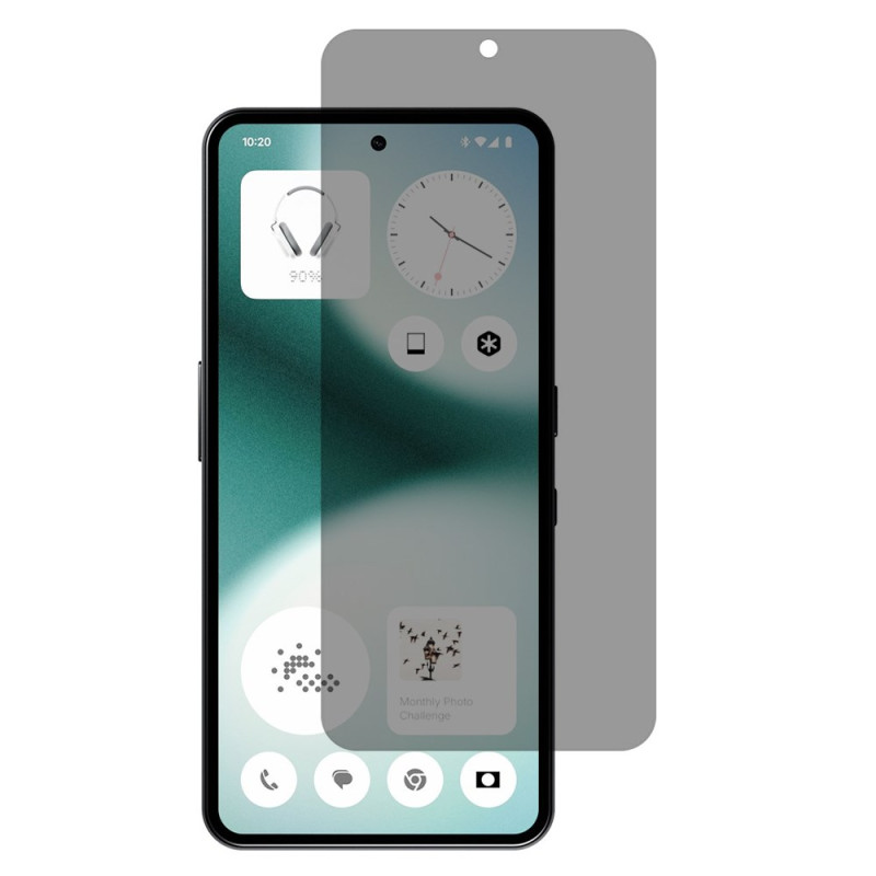 Protection en Verre Trempé Anti-Espion pour Nothing Phone (3a) Lite (compatible déverrouillage par empreinte digitale)