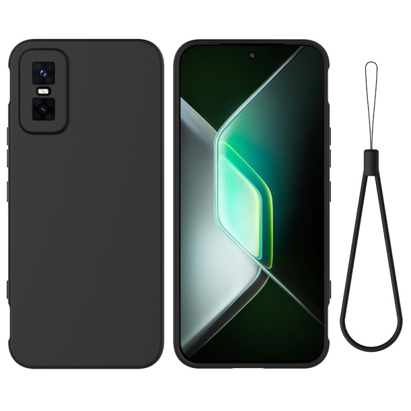 Coque Infinix GT 30 Pro / GT 30 Pro 5G Silicone Liquide et Lanière