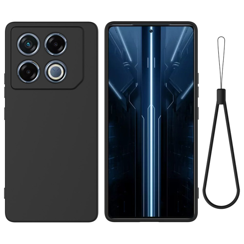 Coque Infinix GT 20 Pro Silicone Liquide à Lanière