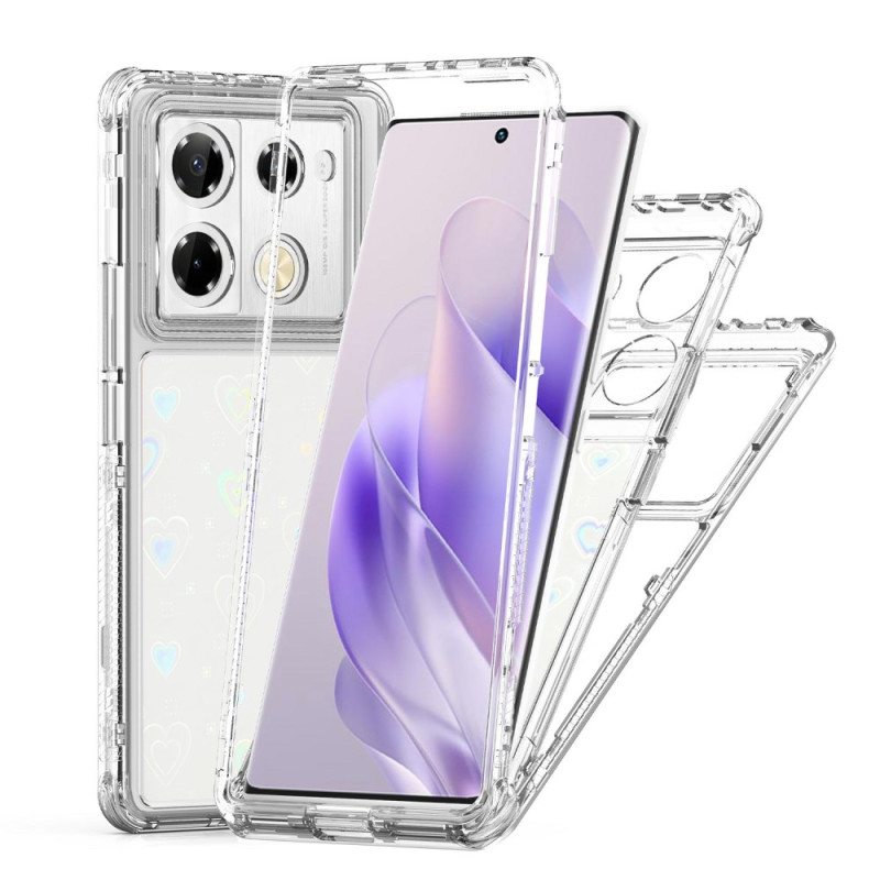 Coque Infinix Note 40 / GT 20 Pro Transparente avec Film Holographique Motif