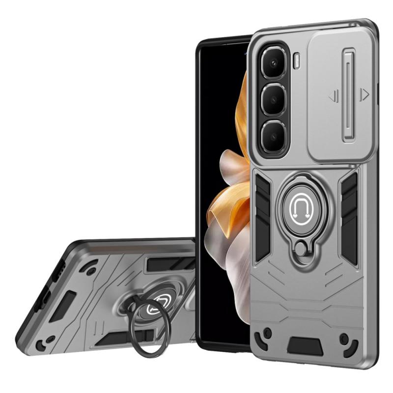 Coque Infinix Hot 60 5G Protection Caméra Coulissante et Support