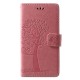 Housse Huawei P30 Lite Arbre et Hiboux à Lanière