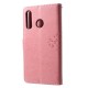 Housse Huawei P30 Lite Arbre et Hiboux à Lanière