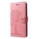 Housse Huawei P30 Lite Arbre et Hiboux à Lanière