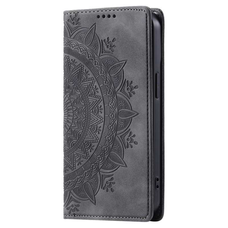 Flip Cover Xiaomi Redmi Note 15 Pro 4G Effet Daim Mandala