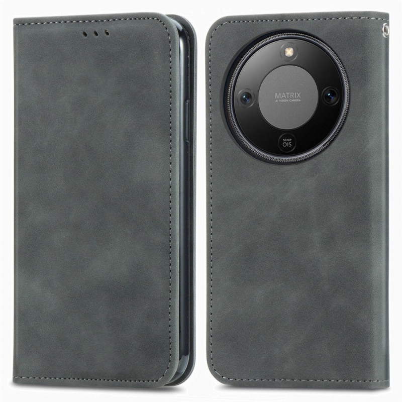 Flip Cover Honor Magic 8 Lite Effet Daim