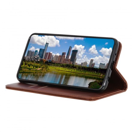 Flip Cover Huawei P30 Lite Cuir Fendu Flip Cover Huawei P30 Lite Cuir Fendu