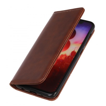 Flip Cover Huawei P30 Lite Cuir Fendu Flip Cover Huawei P30 Lite Cuir Fendu
