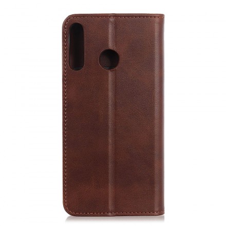Flip Cover Huawei P30 Lite Cuir Fendu Flip Cover Huawei P30 Lite Cuir Fendu