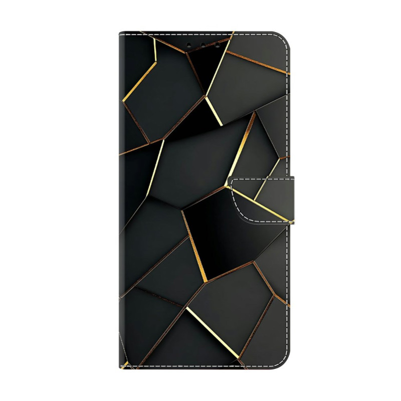Housse Xiaomi Redmi Note 15 5G / Poco M8 5G Motif Noir et Or