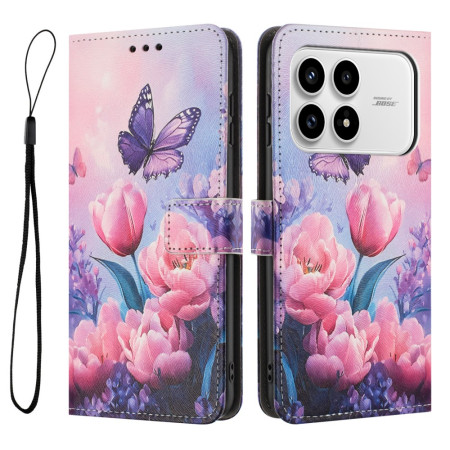 Housse Poco F8 Pro Fleurs...