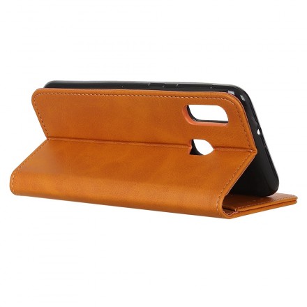Flip Cover Samsung Galaxy A20e Cuir Fendu