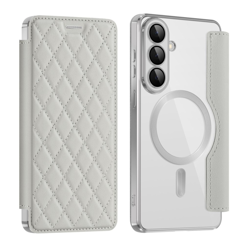 Flip Cover Samsung Galaxy S26 Porte-Cartes RFID et Protection Objectif Matelassée